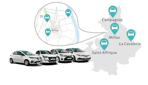 Les voitures Citiz en libre-service